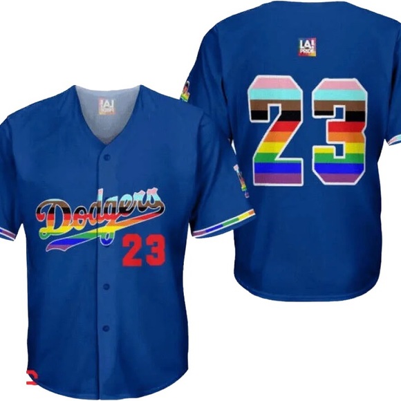 Los Angeles Dodgers Pride night Jersey - Picture 1 of 5